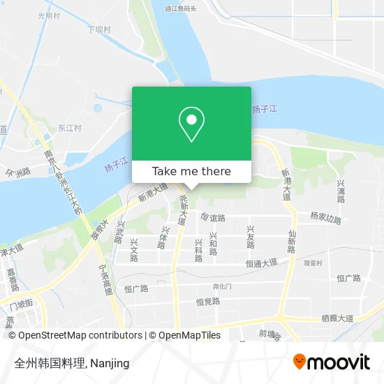 全州韩国料理 map