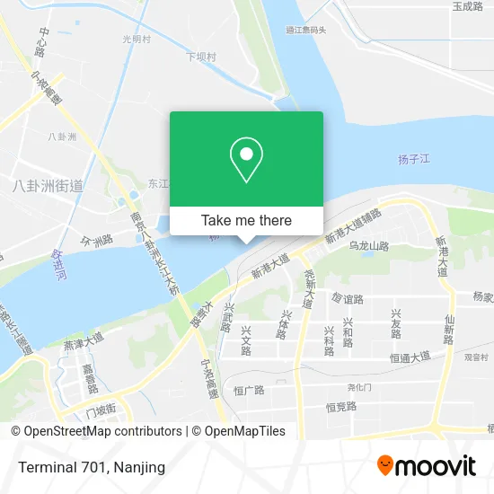 Terminal 701 map