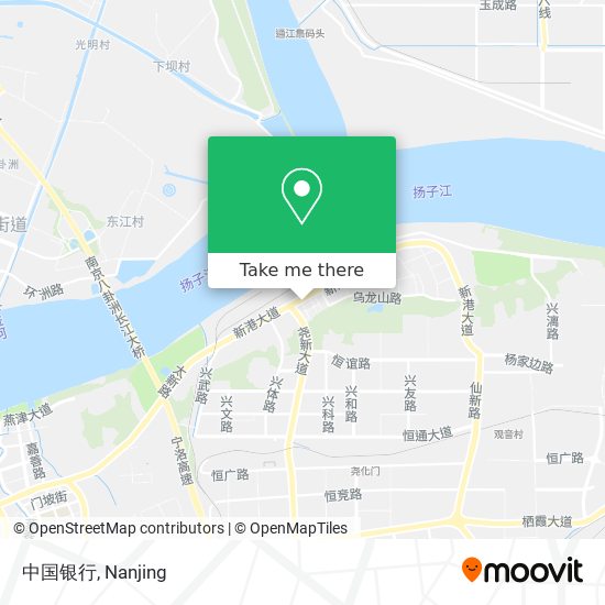 中国银行 map