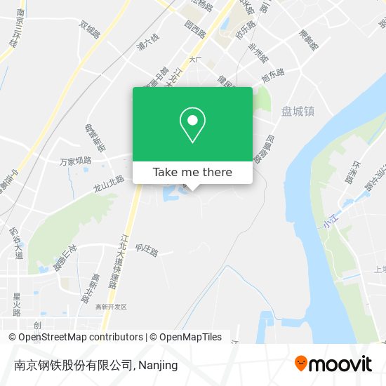 南京钢铁股份有限公司 map