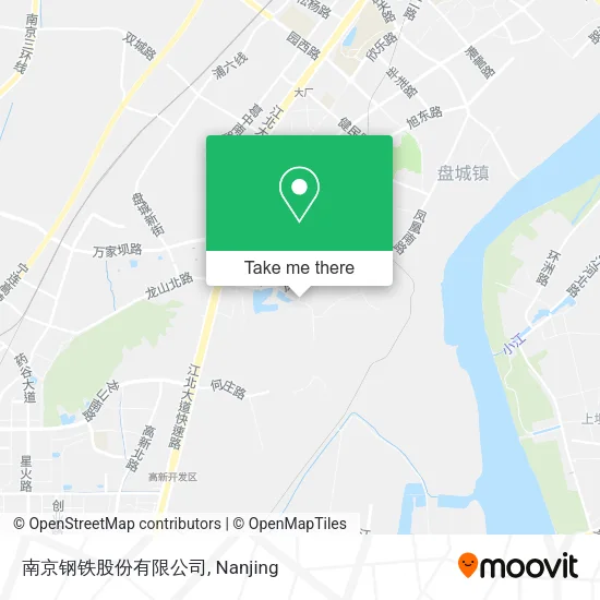 南京钢铁股份有限公司 map