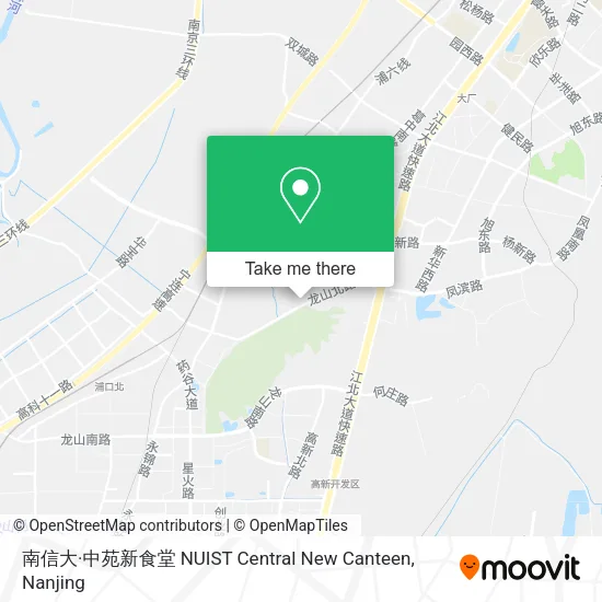 南信大·中苑新食堂 NUIST Central New Canteen map