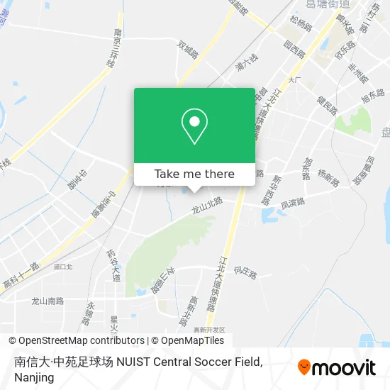 南信大·中苑足球场 NUIST Central Soccer Field map