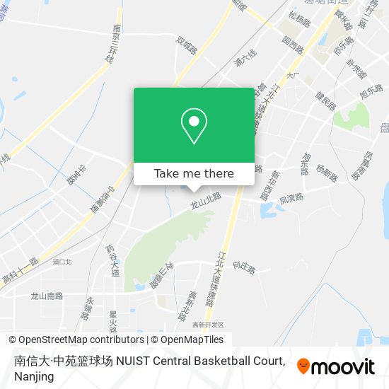 南信大·中苑篮球场 NUIST Central Basketball Court map