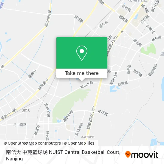 南信大·中苑篮球场 NUIST Central Basketball Court map