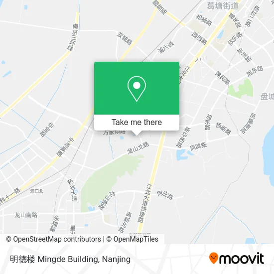 明德楼 Mingde Building map