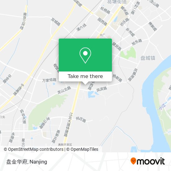 盘金华府 map