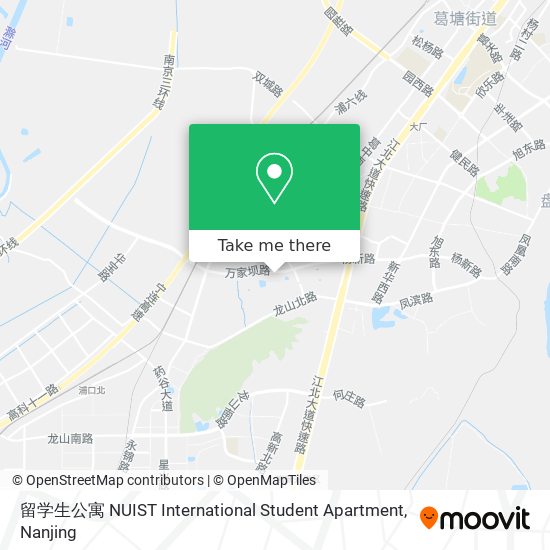 留学生公寓 NUIST International Student Apartment map