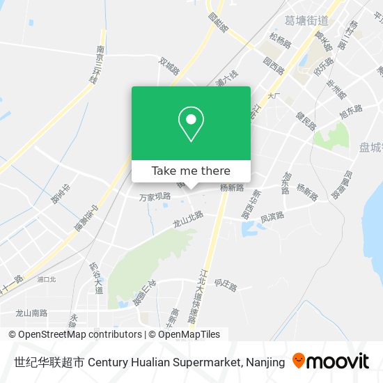 世纪华联超市 Century Hualian Supermarket map