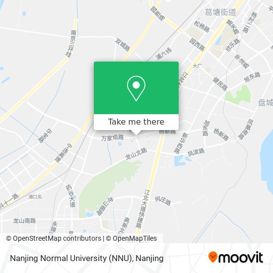 Nanjing Normal University (NNU) map