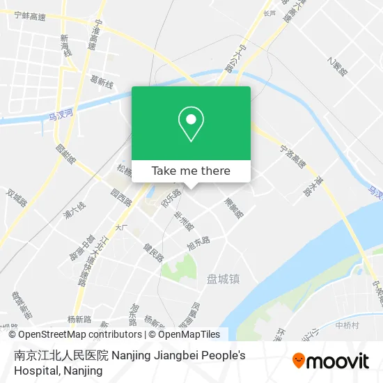 南京江北人民医院 Nanjing Jiangbei People's Hospital map