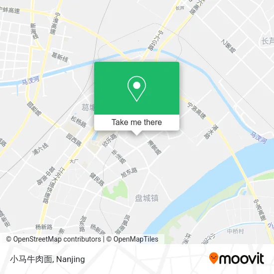 小马牛肉面 map