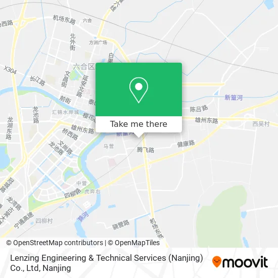 Lenzing Engineering & Technical Services (Nanjing) Co., Ltd map