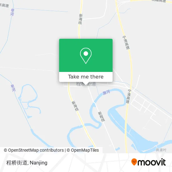 程桥街道 map