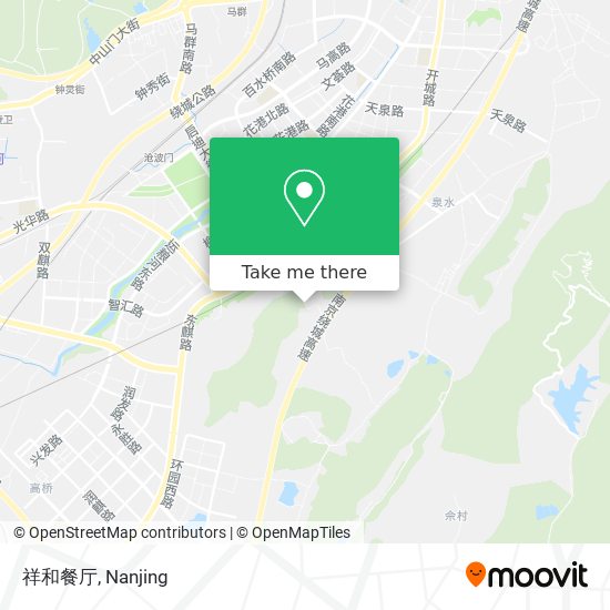 祥和餐厅 map