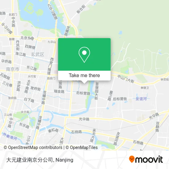 大元建业南京分公司 map