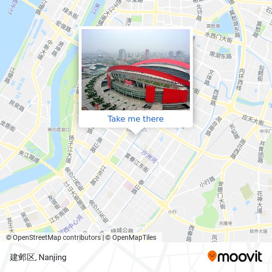 建邺区 map