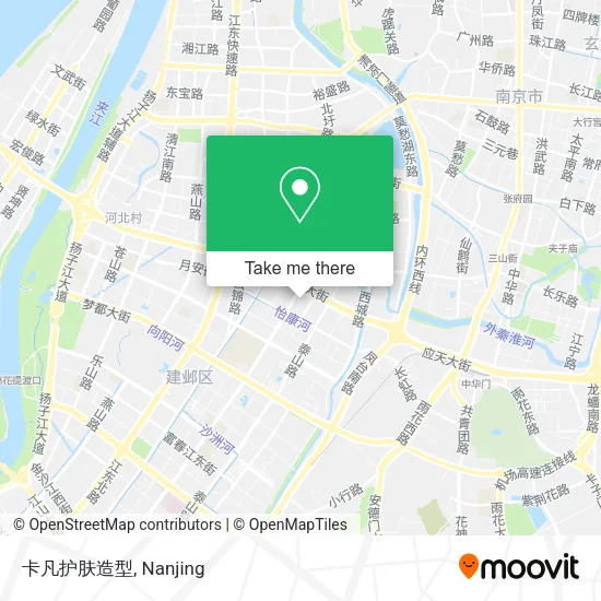 卡凡护肤造型 map