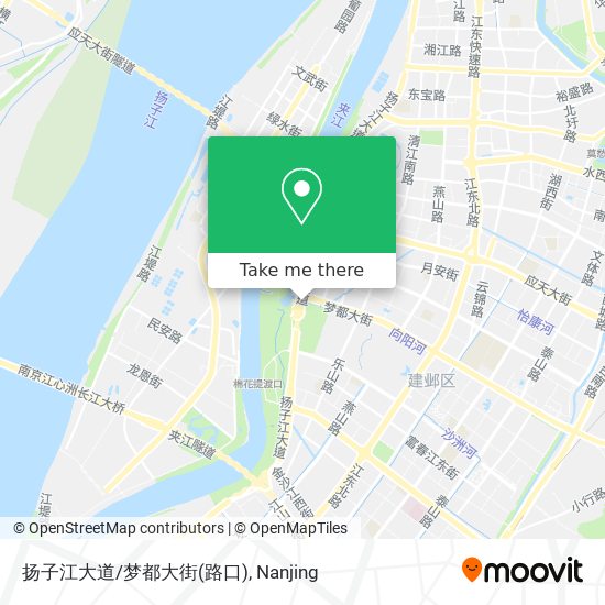 扬子江大道/梦都大街(路口) map
