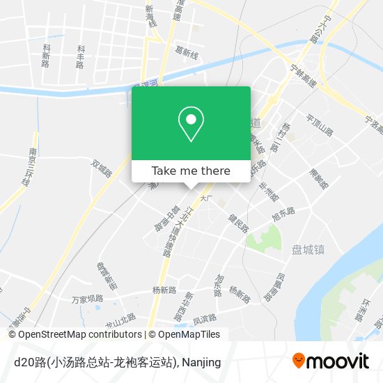 d20路(小汤路总站-龙袍客运站) map