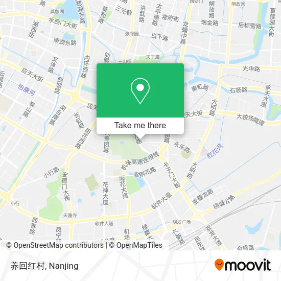 养回红村 map