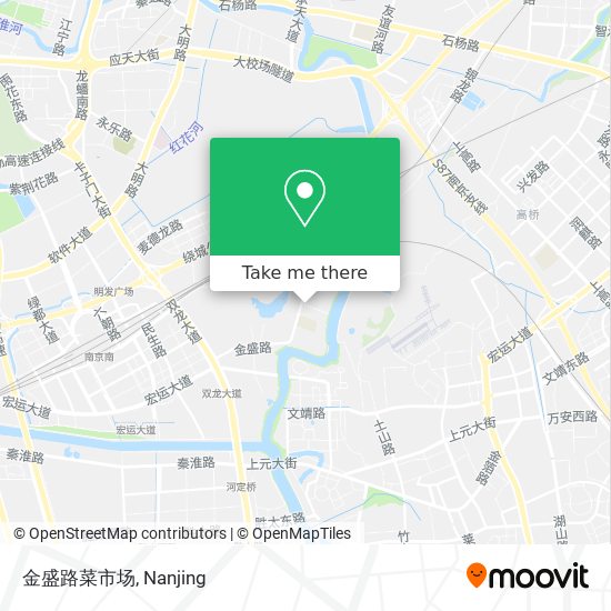 金盛路菜市场 map