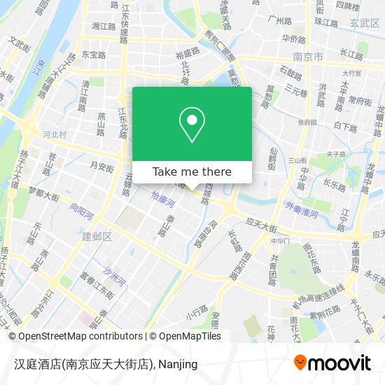 汉庭酒店(南京应天大街店) map