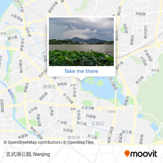 玄武湖公园 map