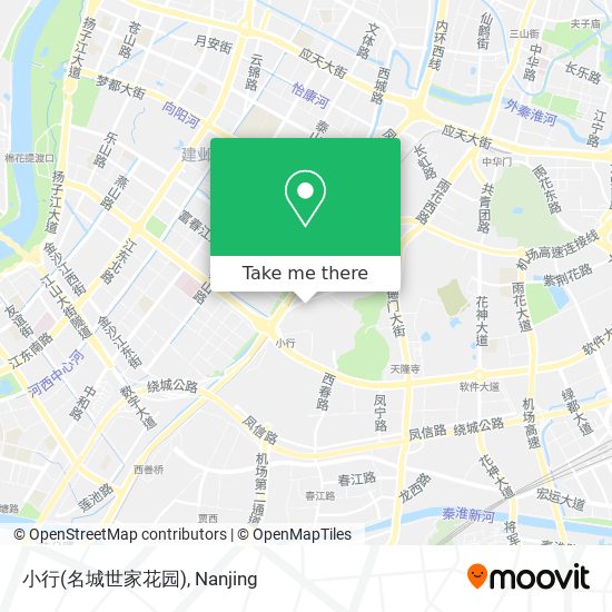 小行(名城世家花园) map