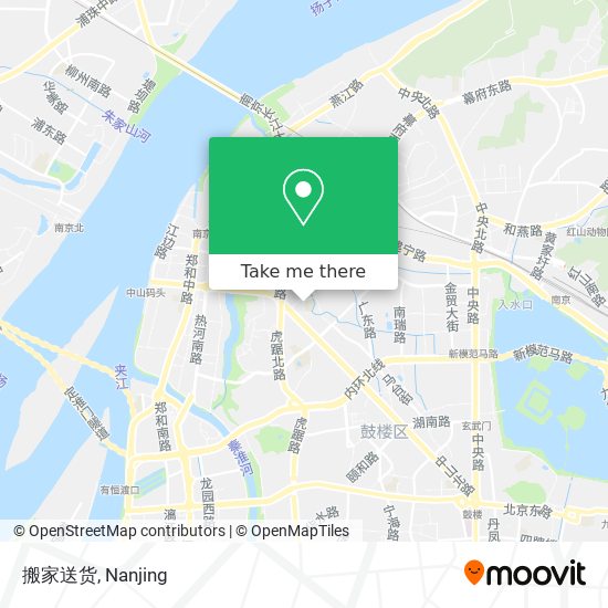 搬家送货 map