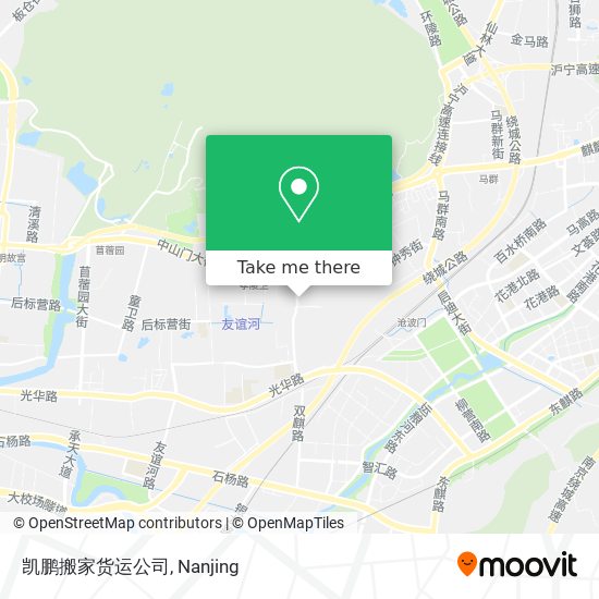 凯鹏搬家货运公司 map