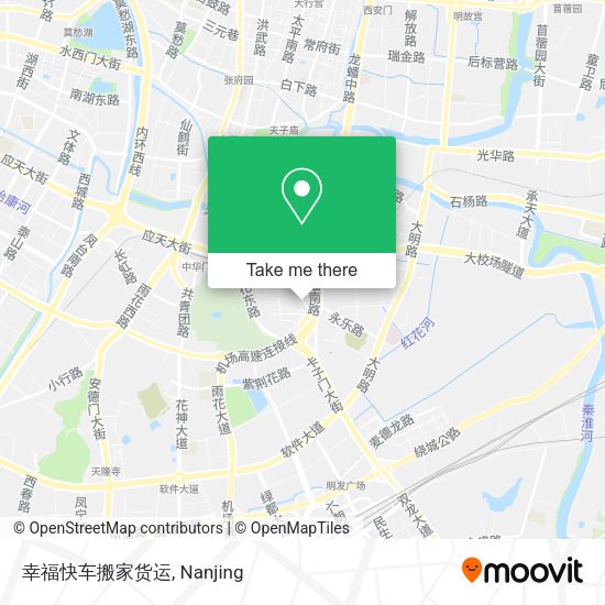 幸福快车搬家货运 map