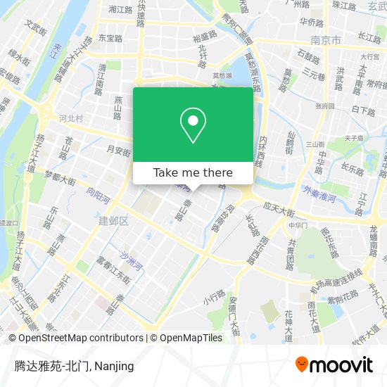 腾达雅苑-北门 map