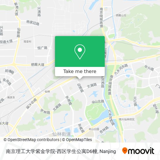 南京理工大学紫金学院-西区学生公寓D6幢 map