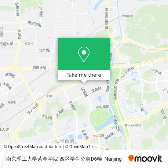 南京理工大学紫金学院-西区学生公寓D6幢 map