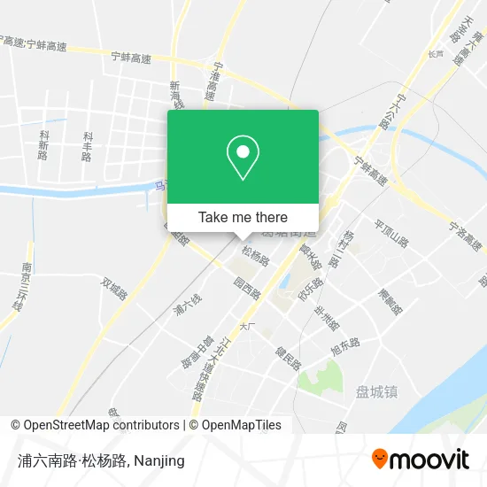 浦六南路·松杨路 map