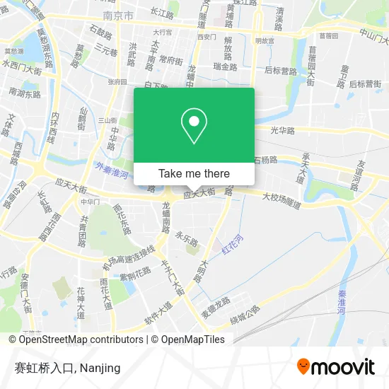 赛虹桥入口 map