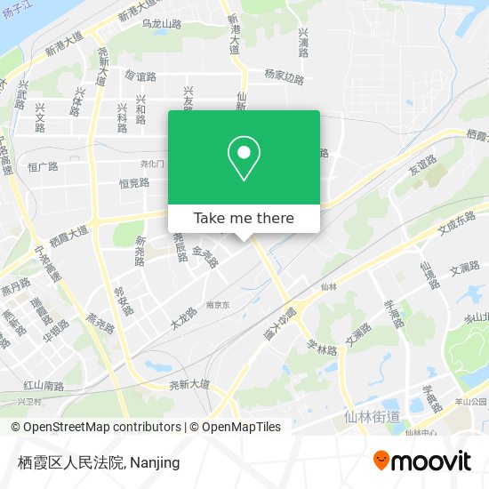 栖霞区人民法院 map