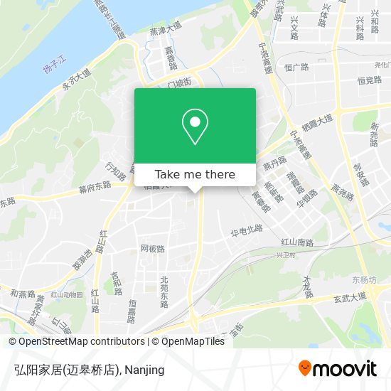 弘阳家居(迈皋桥店) map