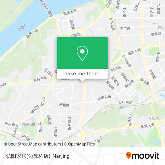 弘阳家居(迈皋桥店) map