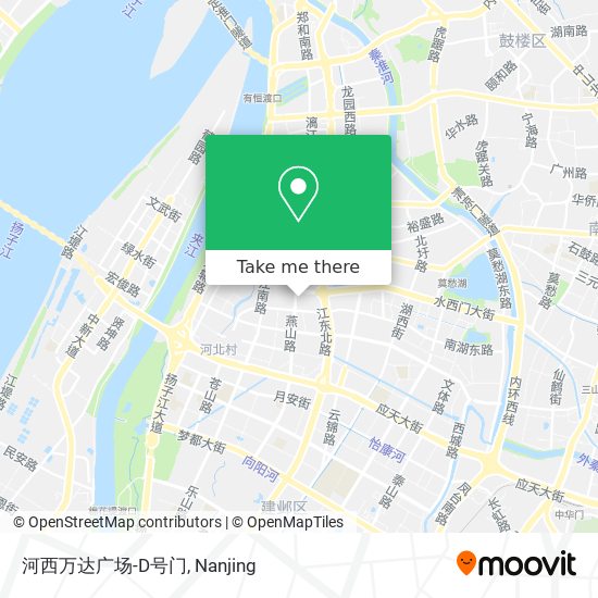 河西万达广场-D号门 map