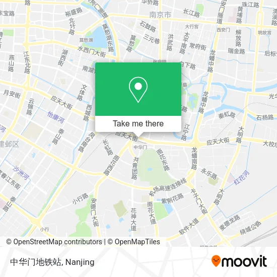 中华门地铁站 map