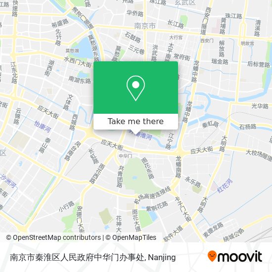 南京市秦淮区人民政府中华门办事处 map
