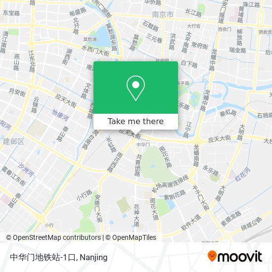 中华门地铁站-1口 map