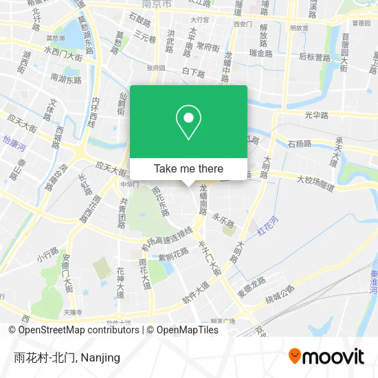 雨花村-北门 map