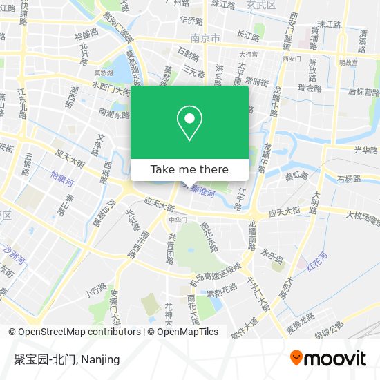 聚宝园-北门 map