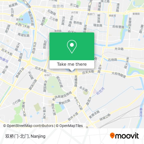 双桥门-北门 map