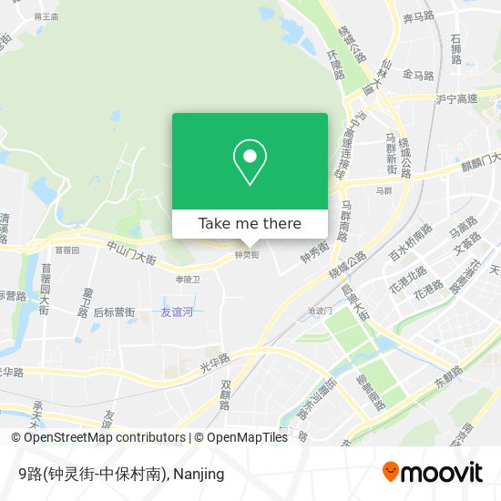 9路(钟灵街-中保村南) map
