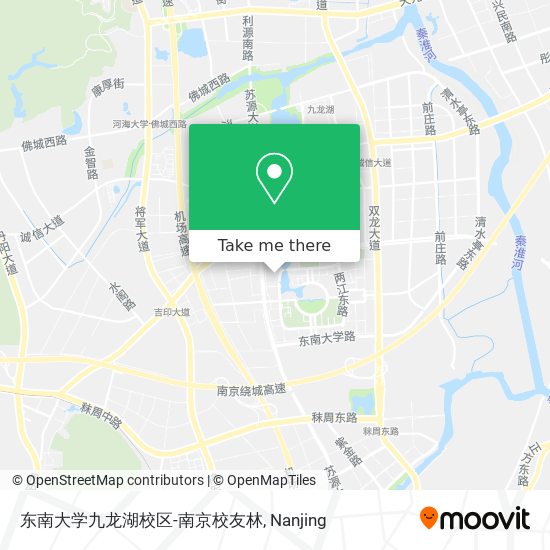 东南大学九龙湖校区-南京校友林 map