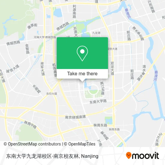 东南大学九龙湖校区-南京校友林 map